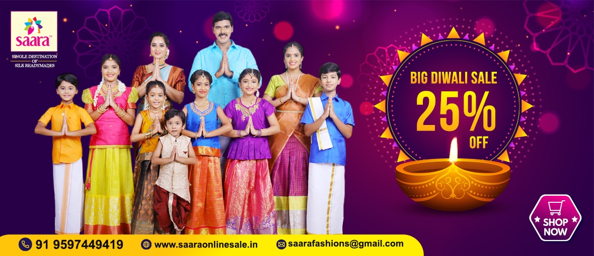 Saara Fashions Online - Pattu pavadai | Pattu Half Sarees | Traditional Kids Wear